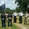 August 15, 2017, at the Laclede, Missouri Cemetery;Specialist Houston and 2nd Lieutenant Rodgers of the Missouri Army National Guard Honors Unit, with Brookfield VFW Post 4557 members Greg Crofton, Joe Pointon, Bucklin American Legion Wayne Kitchenand Robert Jobson, VFW Post 4557 Commander Thomas Dubry, Jerry Dale-Sergeant at Arms, Ralph Thomas performed military rites for United States Army veteran Marvin Eugene Vroom, age 64, of Elmer, who died Wednesday, August 9, 2017 in La Plata.